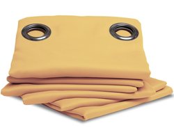 MOONDREAM LumenControl™ Verduisteringsgordijn | Licht+zonwering | EU-fabricaat | Oogjes | Geel MC243 | 140B x 300L cm
