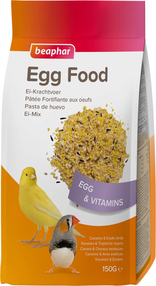Beaphar Ei-krachtvoer Kanaries&Tropische Vogels 150 Gr