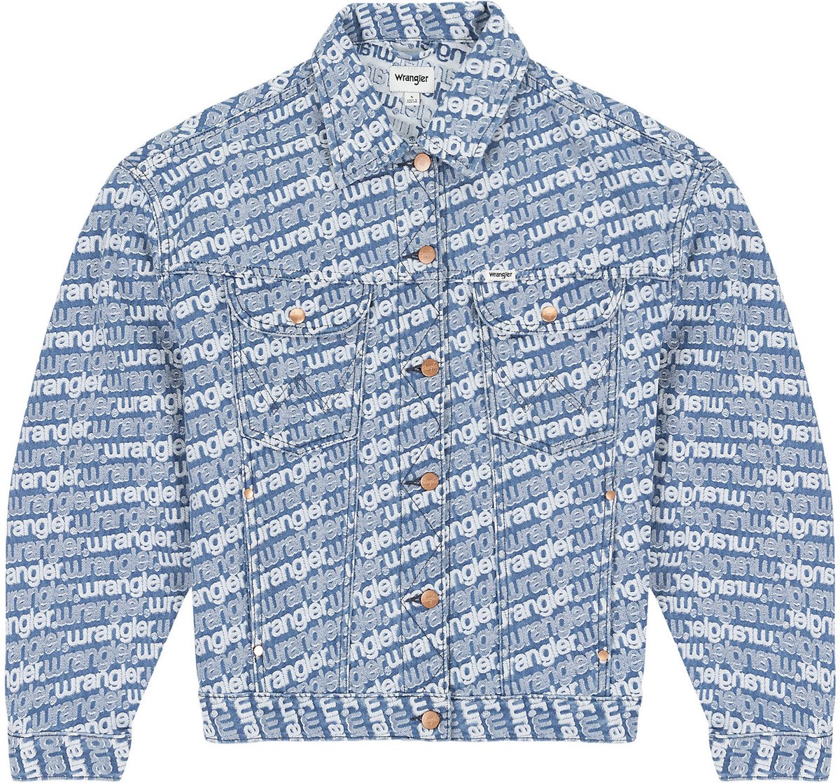 Dames spijkerjack Wrangler Jumbo Truxker Blauw