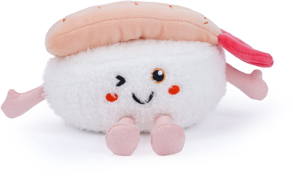 BESITOS Squishies - Vlam Garnalen Sushi - 20Cm - Knuffel