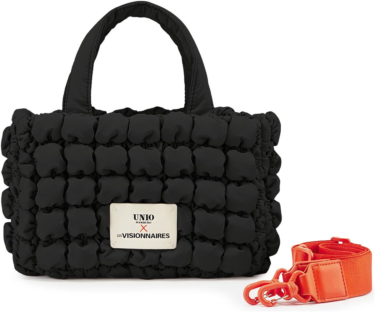 Unio Hamburg x Les Visionnaires handtas schoudertas Bubble Unio Cortina Black zwart