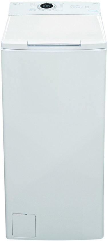 Midea MF100T70B/W-HR - Wasmachine - Bovenlader - 7 kg capaciteit - Wit - 78 dB - A label - 1200 rpm - Engels display