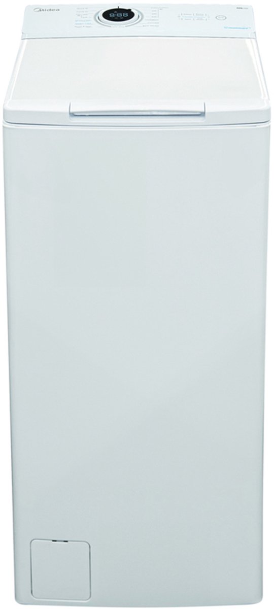 Midea MF100T70B/W-HR - Wasmachine - Bovenlader - 7 kg capaciteit - Wit - 78 dB - A label - 1200 rpm - Engels display