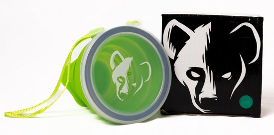 Beker - Opvouwbare beker - Drink Beker - Vakantie - Water - Siliconen - 288ML - Groen van Cherishtime — afbeelding 5