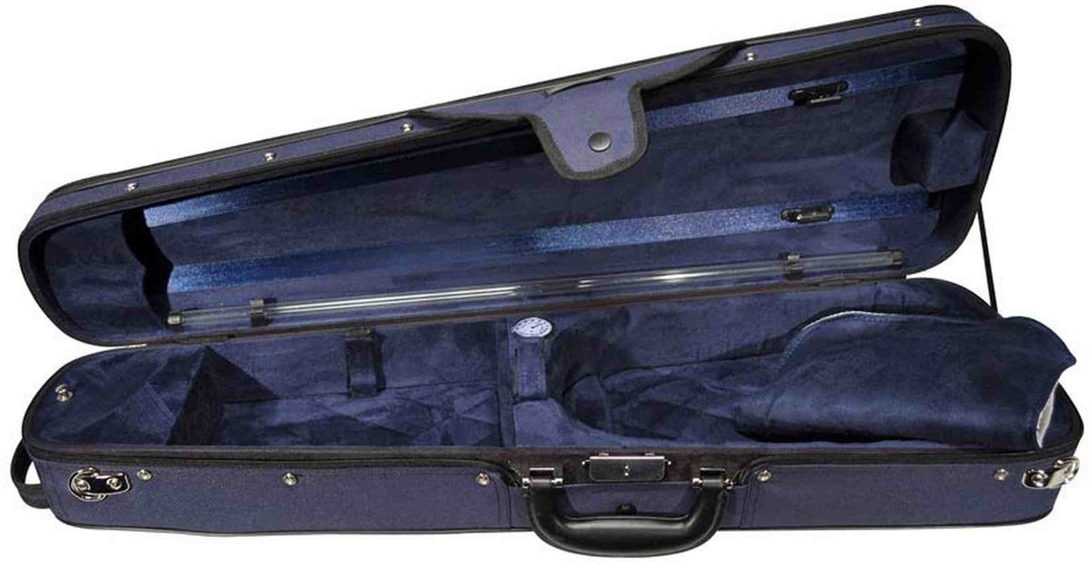 Leonardo VC-1414-UU Student Series vioolkoffer gevormd 1/4 blauw