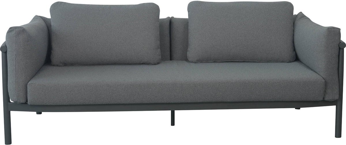 Goossens Tuinbank Venice - Buitenstof - grijs - 210 x 61 x 85 cm