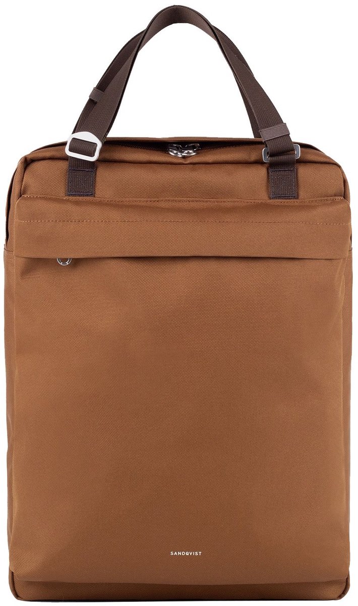 Sandqvist Go 2-Way Tote Backpack sepia brown
