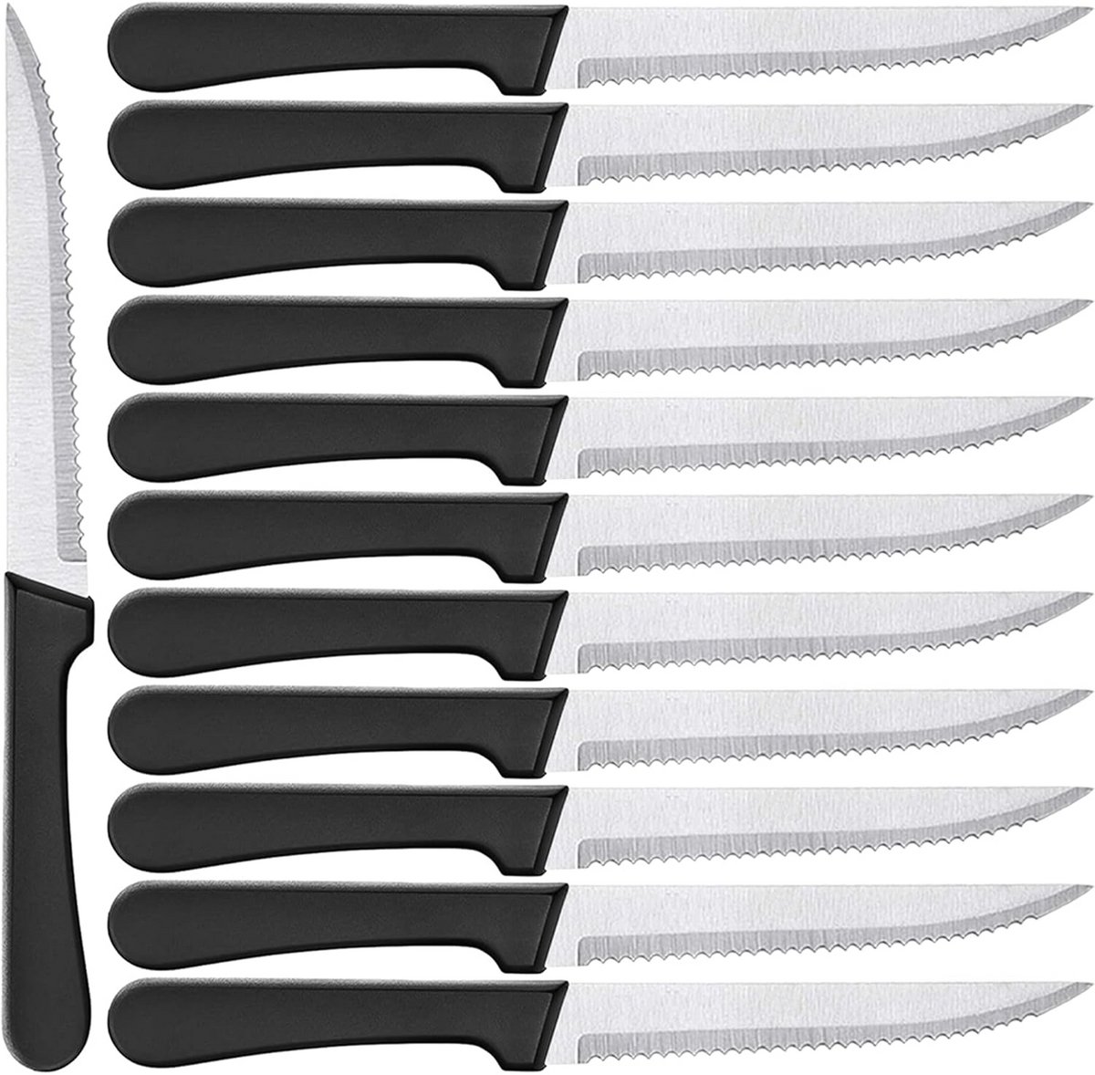 Steakmessenset vaatwasserbestendig RVS - Vleesmes set - Kartelmes - Keukenbenodigdheden
