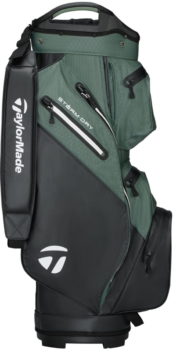 TaylorMade StormDry Waterproof Cartbag 2026 - Zwart Groen — afbeelding 3