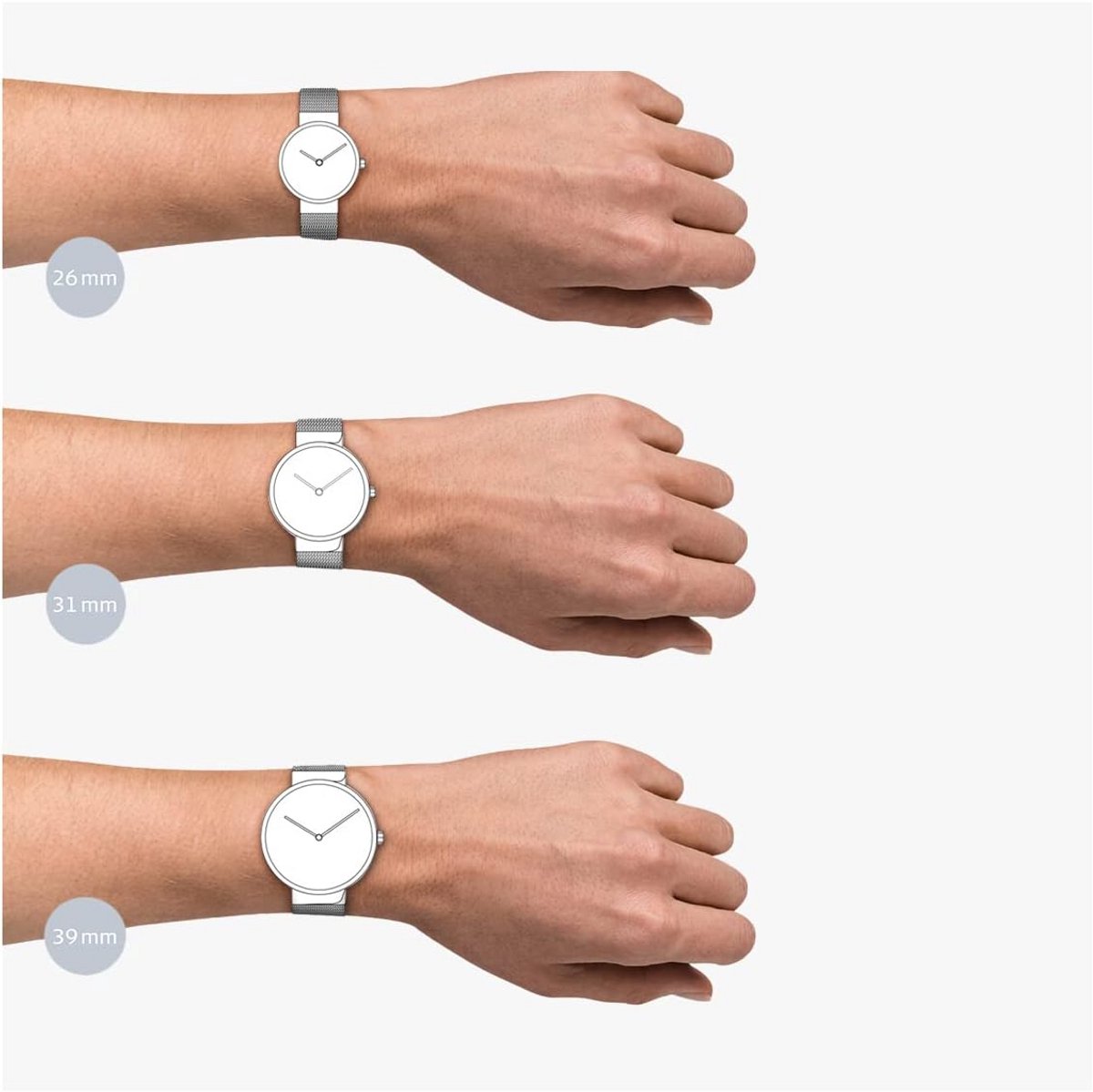 Dameshorloge met Keramische Band en Saffierglas - Stijlvol en Krasbestendig