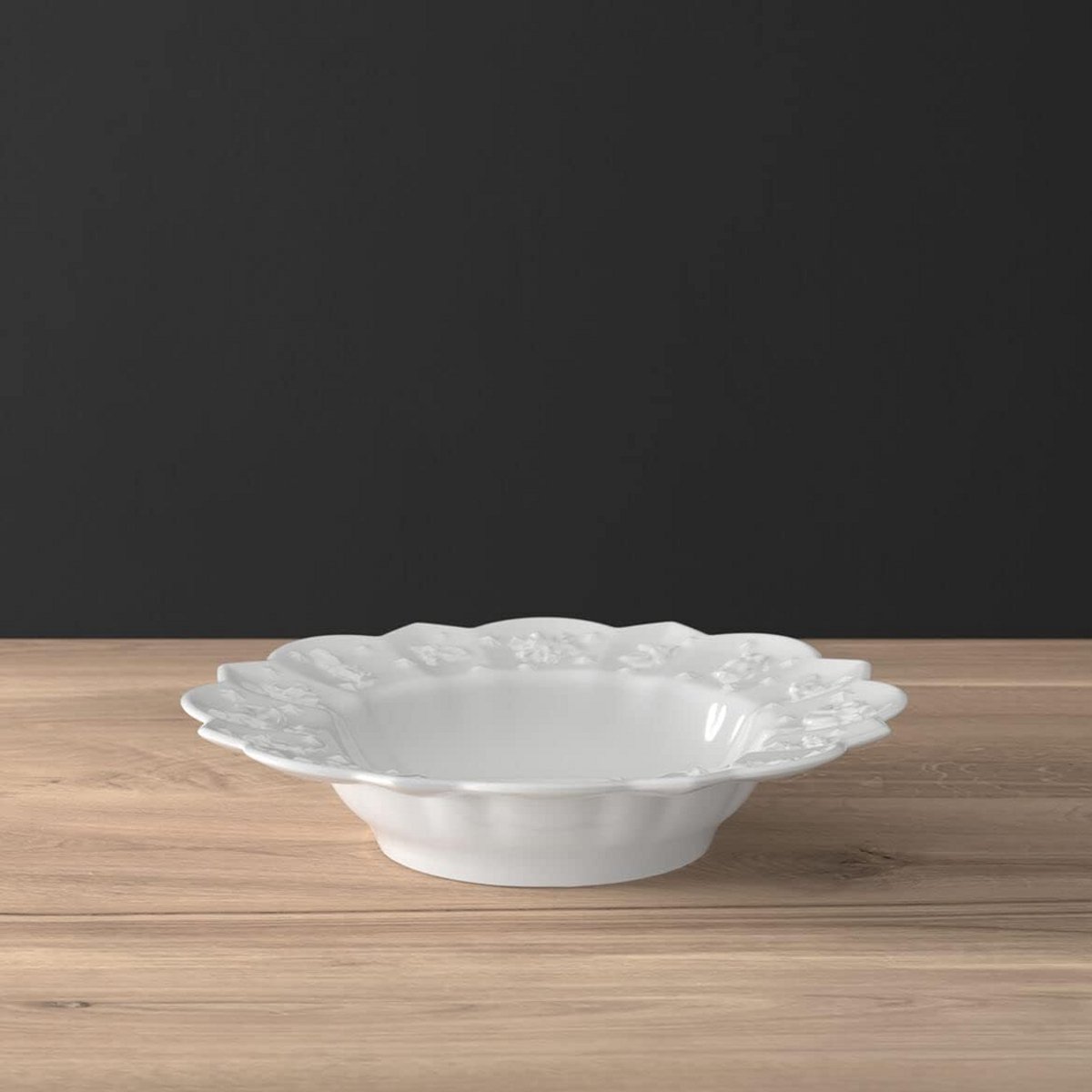 Klassieke Witte Soepborden Set van 6 - Premium Porselein 23,5 cm