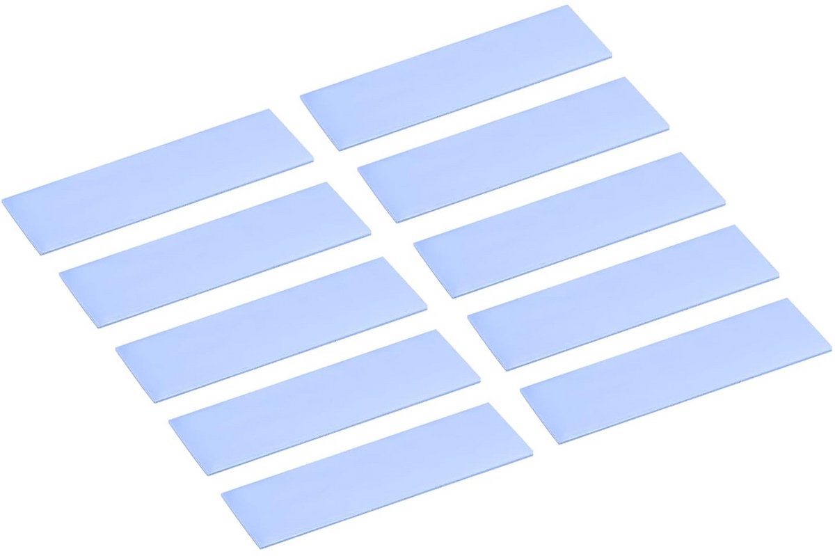 Set van 10 M.2 Koelkussens 1mm voor NVME SSD Koellichaam PC