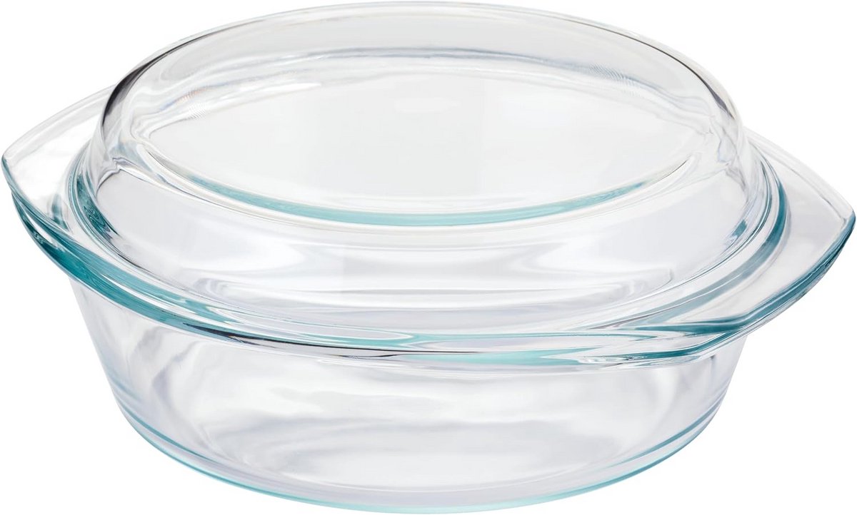 Borosilicaat Glazen Ovenschaal met Deksel - Geschikt voor Oven en Temperatuurbestendig
