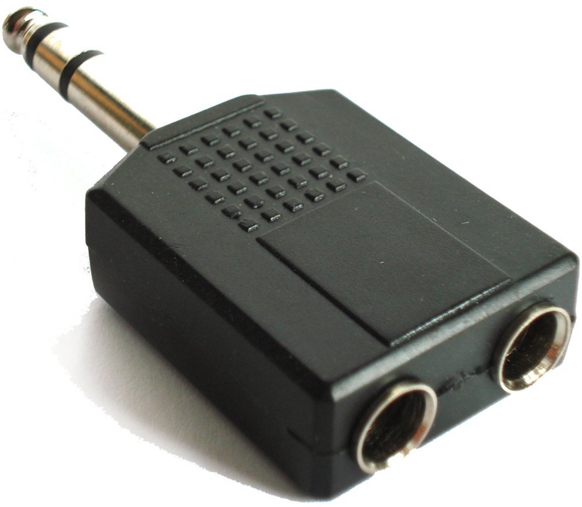 Hoofdtelefoon Splitter Kabel 6,35 mm Jack (1/4 inch) Stereo Plug naar 2x Socket