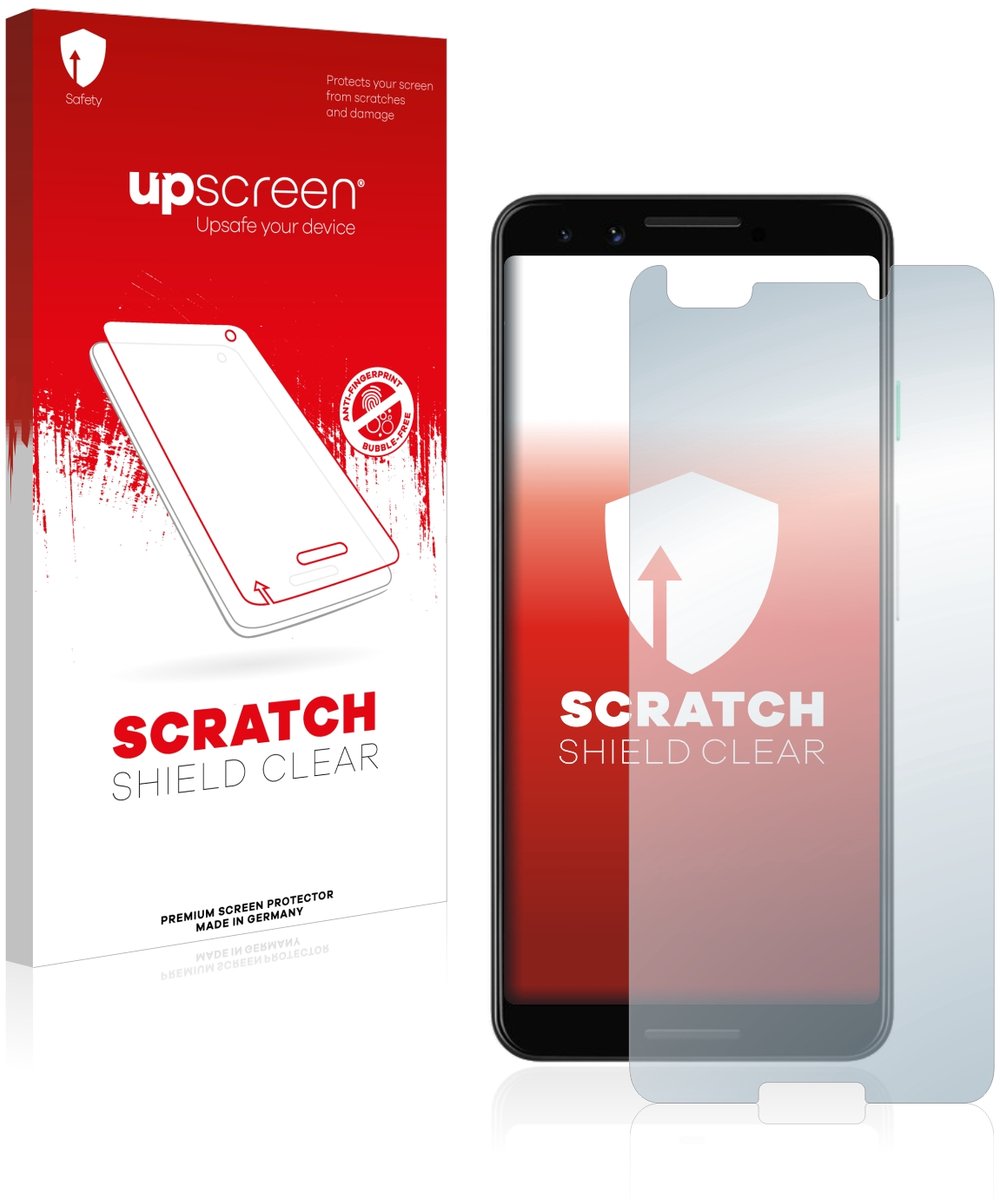 upscreen - Screenprotector voor Google Pixel 3 - Folie Beschermfolie transparant