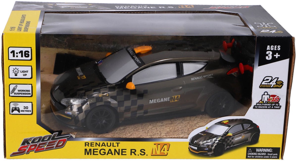 Kool Speed Renault - radiografisch bestuurbare auto - 116 2.4g mégane r.s. n4