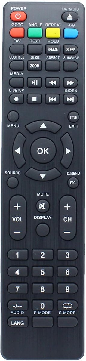 Universele Vervangende Afstandsbediening voor HDTV Televisies