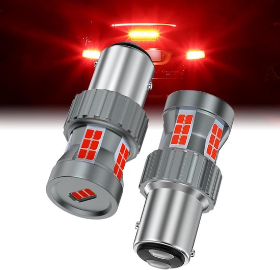 LED Achterlicht Remlicht Set 1157 BAY15D P21/5W Rood 12V Canbus ...