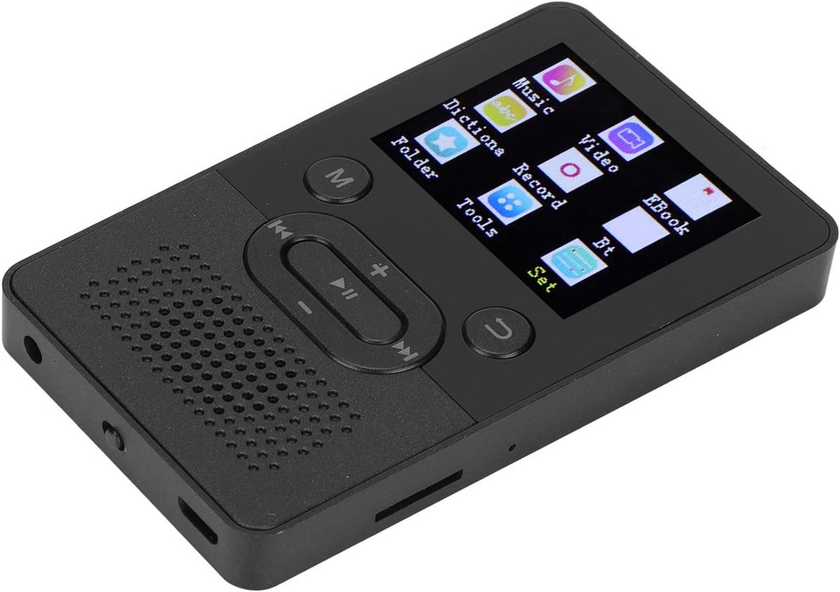 MP4-speler met FM-radio en Bluetooth 4.2 - Draagbare MP3-speler met 1,8 inch kleurenscherm