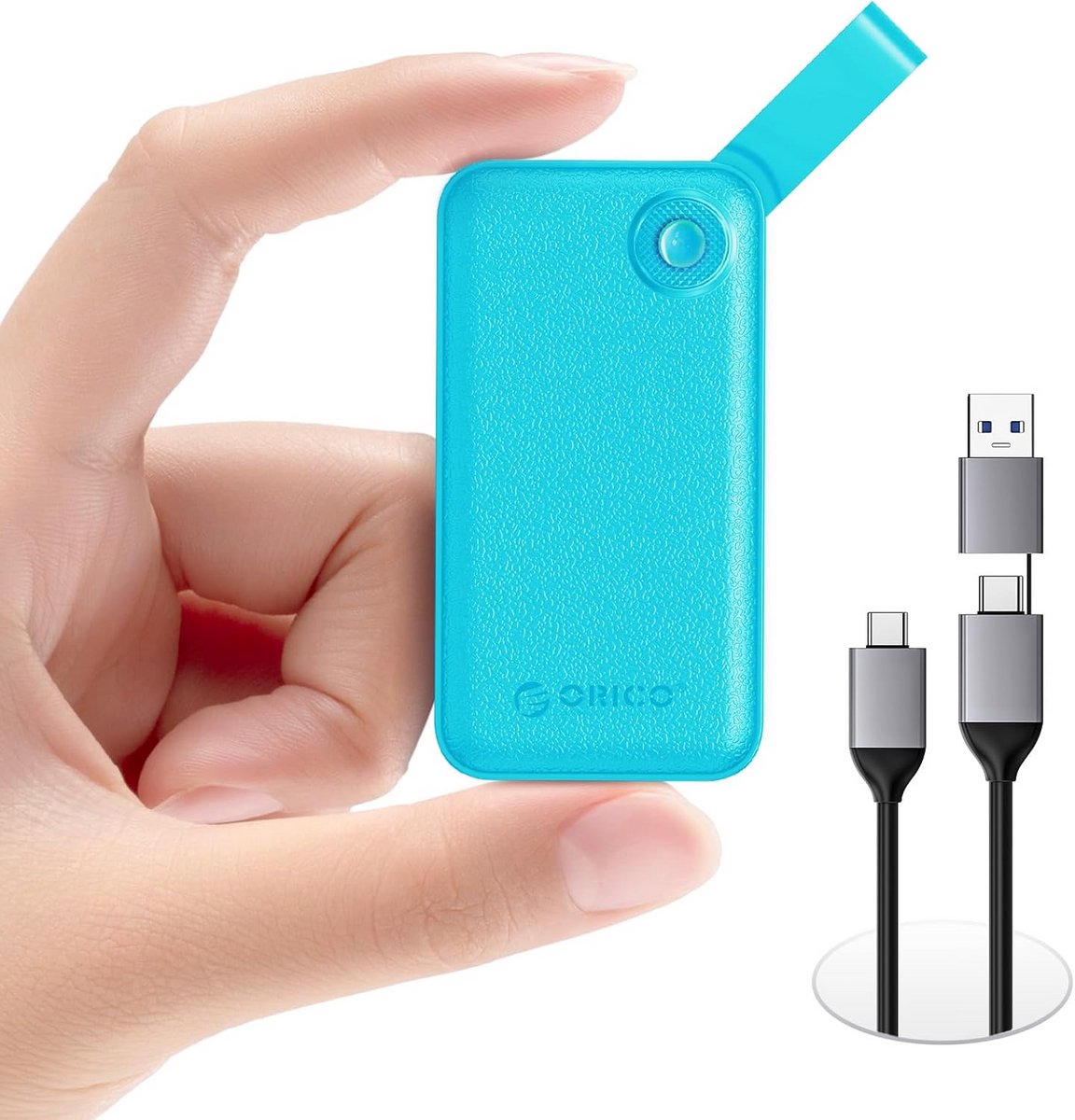 512GB Externe SSD USB-C Supersnel Tot 2000MB/s Draagbare Solid State Drive