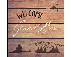 Gastenboek voor Vakantiewoning, Airbnb en Hotel - Rustiek Houten Ontwerp