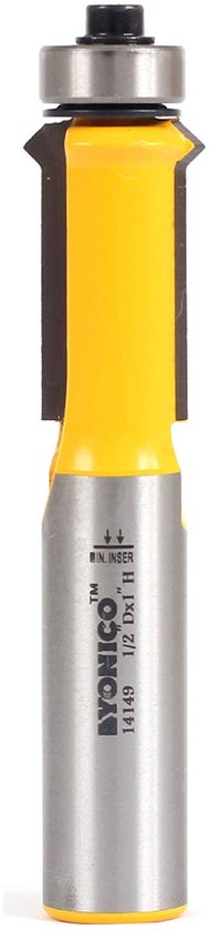 V-Notch Freeszaag Router Bit met Lager voor Precisieafwerking | bol