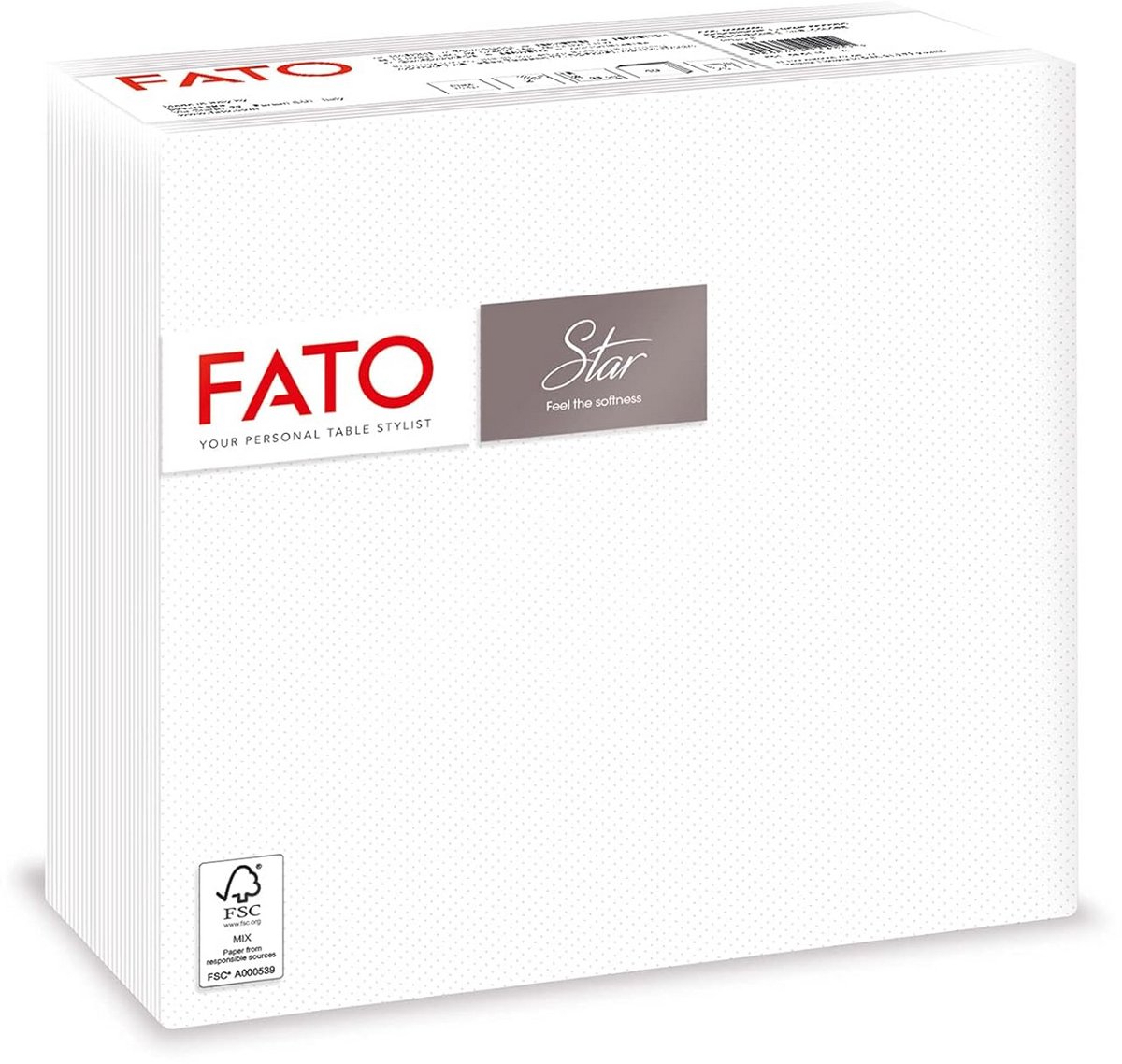 Wegwerpservetten van 100% Cellulose Papier, Zacht en Dubbellaags, 40 Stuks