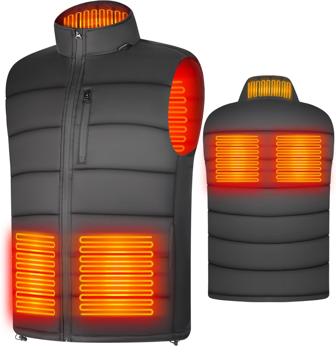 Verwarmd Vest met USB-aansluiting - Lichtgewicht en Elektrisch Verwarmbaar voor Heren en Dames