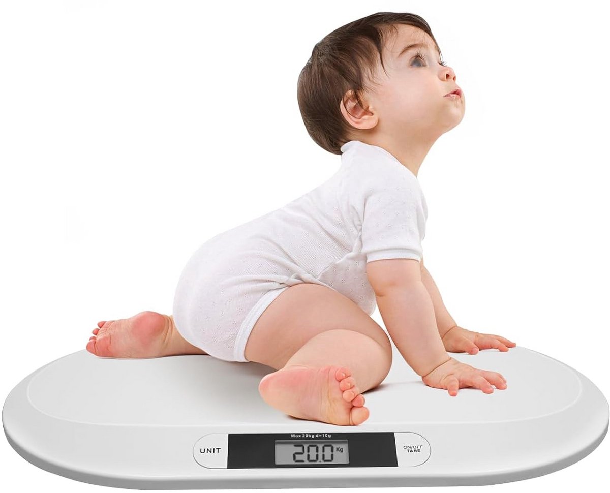 Nauwkeurige Digitale Babyweegschaal met LCD-Display tot 20 kg