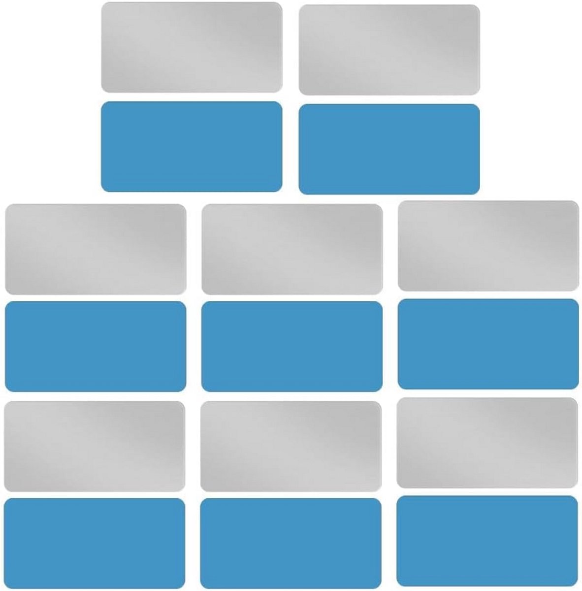 12 Stuks Zelfklevende Magnetische Strips voor Kastverlichting en Doe-Het-Zelf Installaties