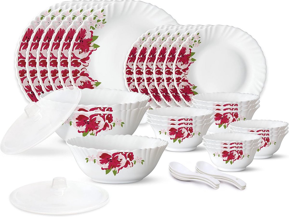 Opalware Servies Set 35-Delig voor 6 Personen Keramiek Hittebestendig