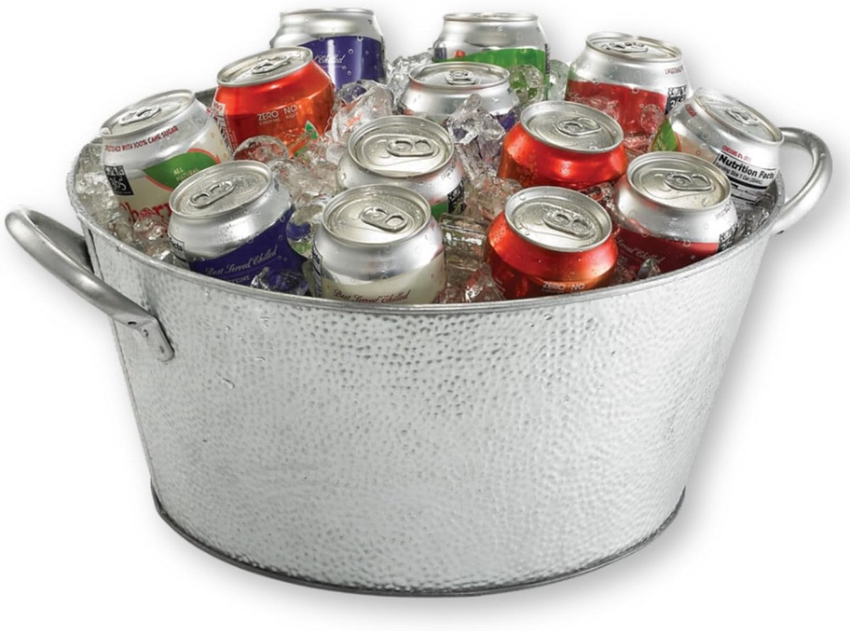 Ronde RVS Drankenkoeler voor Feesten en Outdoor Gebruik