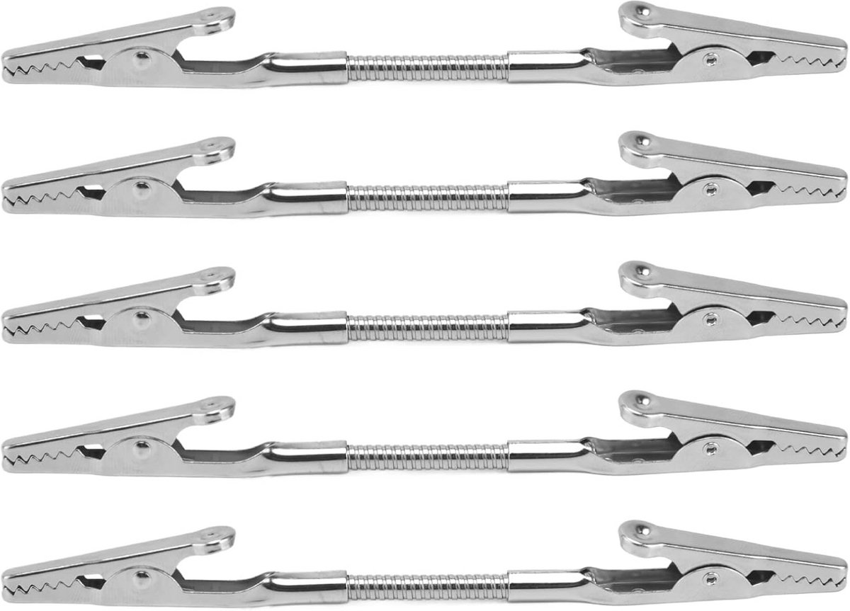 5 Stuks Dubbele Kop Alligator Clips voor Foto's Memo's en Kaarten