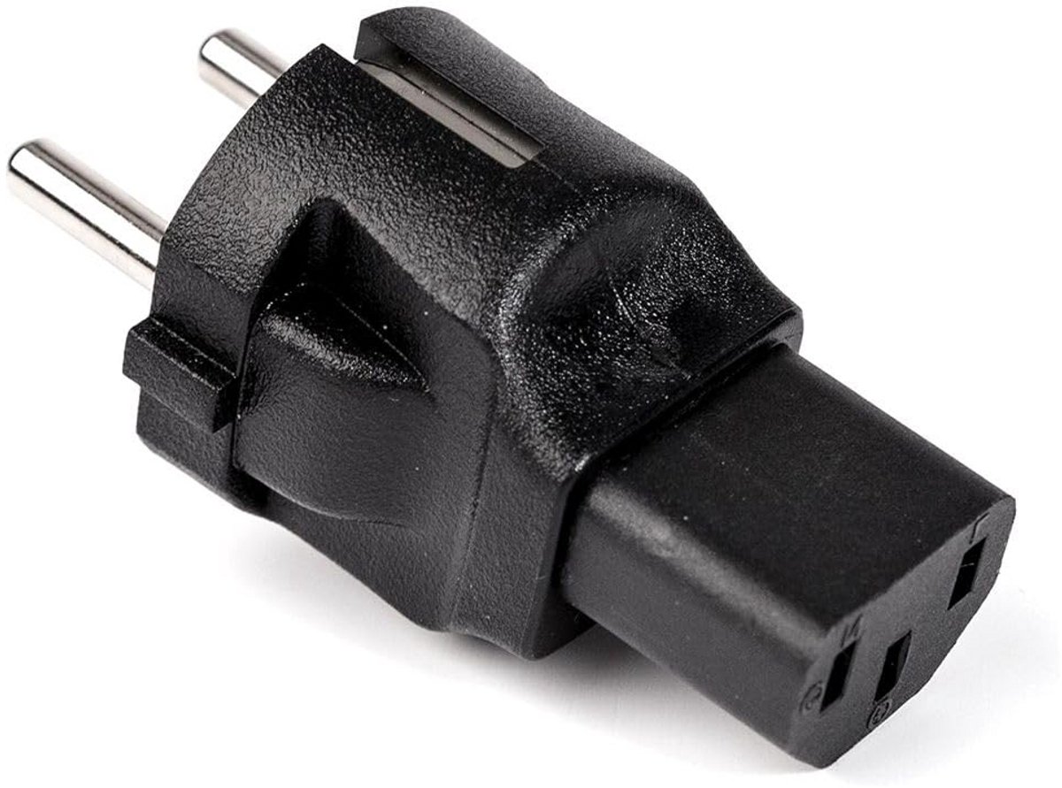 Adapter EU naar IEC320 C13 Stroomkabel Connector voor UPS en Apparatuur