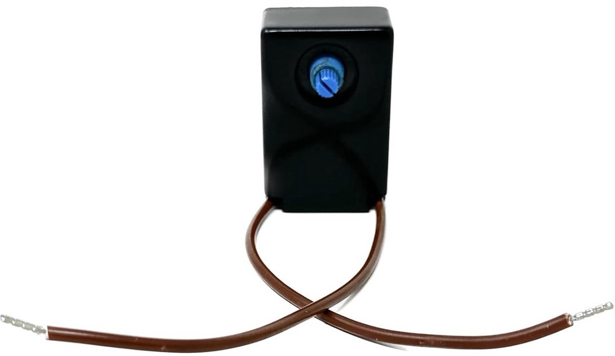 Draaibare Dimmer voor Halogeenlampen 230V 40-200W - Zwart