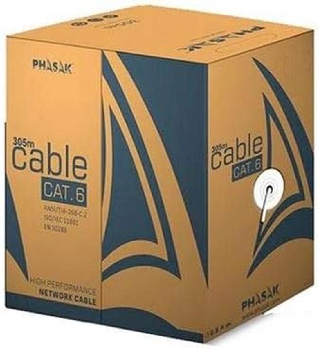 UTP Netwerkkabel Categorie 6 (Cat6) - 305 Meter Rol - Grijs