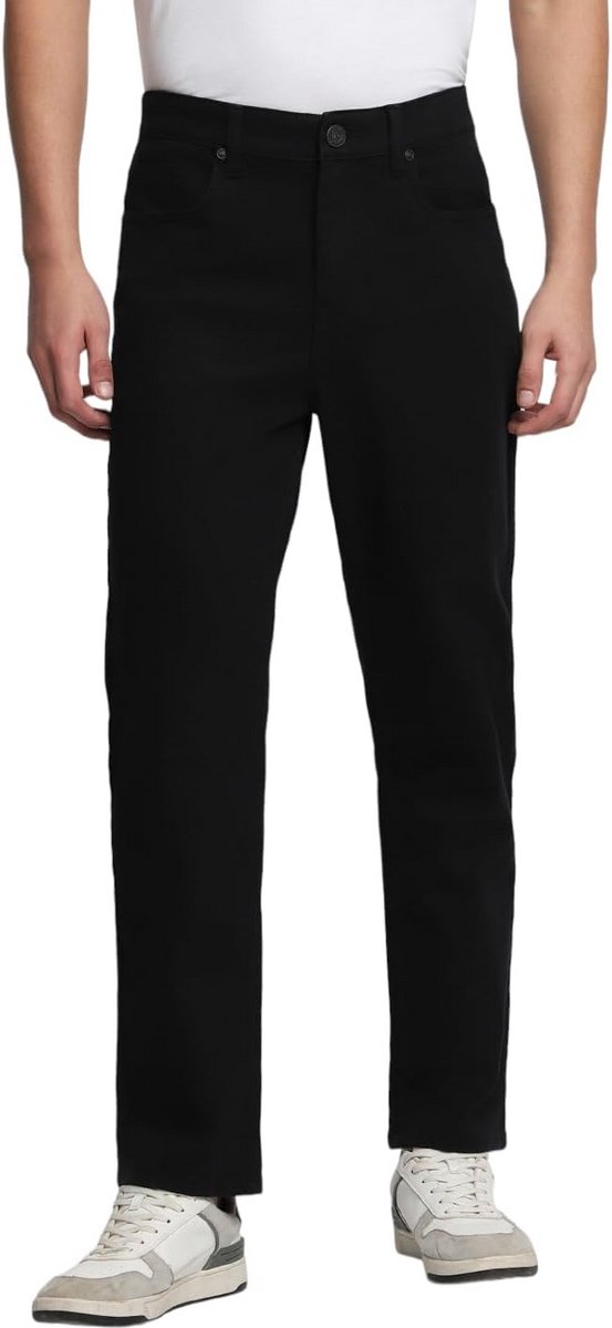 Heren Straight Fit Jeans van Katoen Stretch voor een Comfortabele Stijl