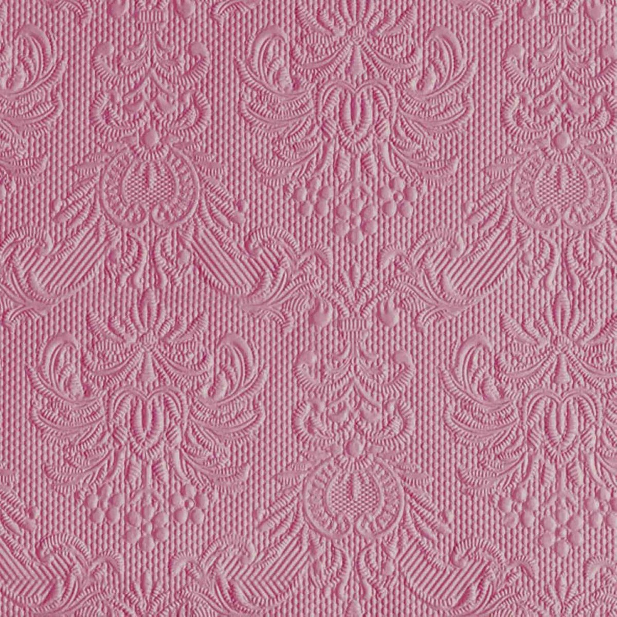 Papieren servetten met reliëf - Pale Rose - Luxe tafeldecoratie