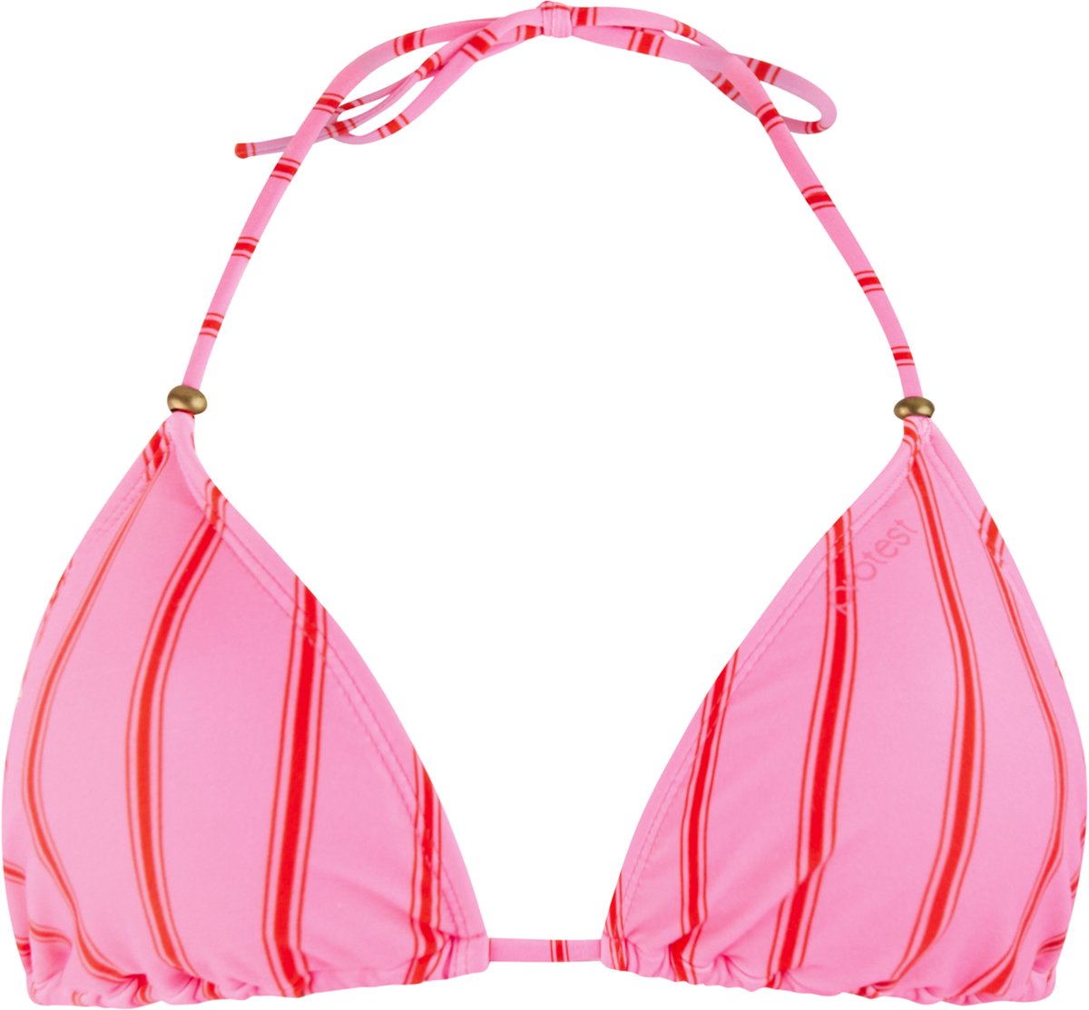Protest PRTEvans - Triangel bikini set Dames - Koordsluiting - Uitneembare vulling - Normale pasvorm - Medium dekking - Roze — afbeelding 6