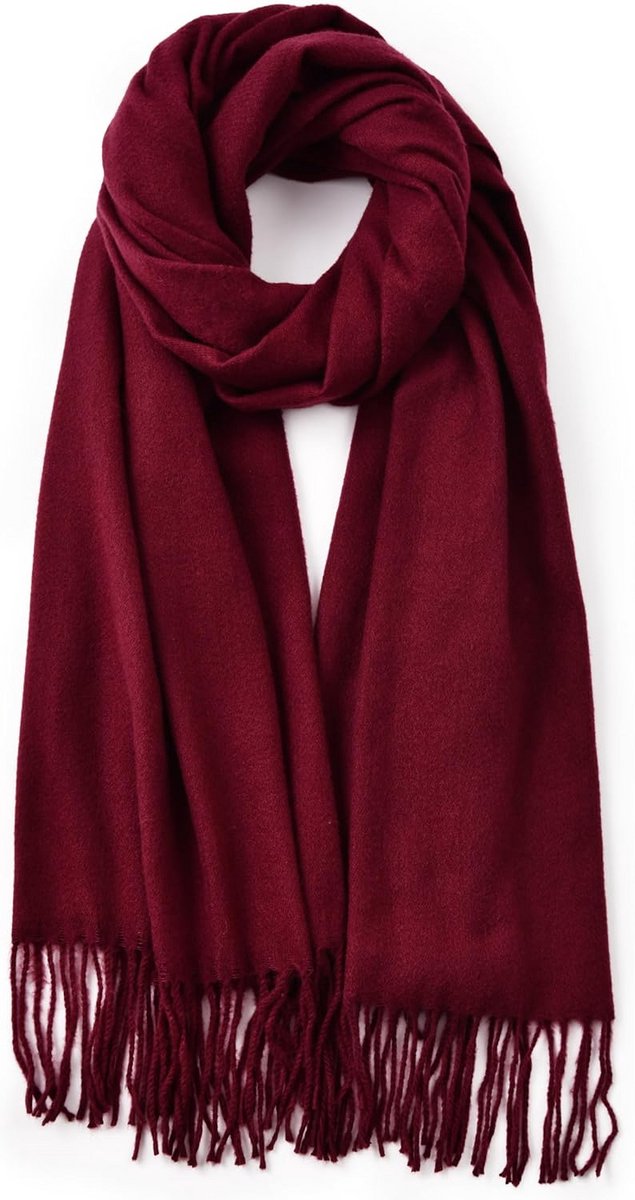 Lange Wintersjaal voor Dames met Kasjmiergevoel - Klassieke Pashmina Omslagdoek