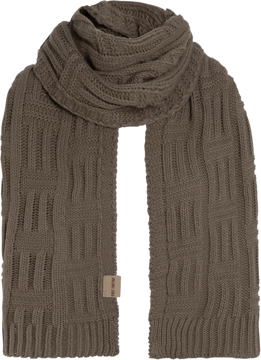 Grof Gebreide Unisex Sjaal Lang Warm Wollook Herfst Winter