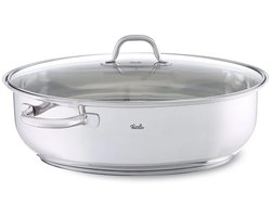 Fissler Special - Braadpan Edelstaal met Glasdeksel - 38 cm