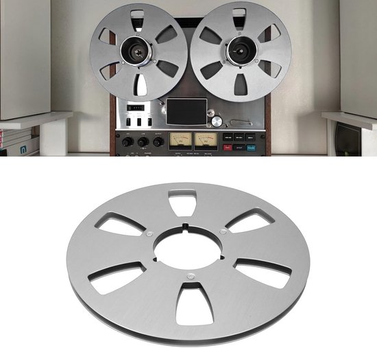 10 Inch Lege Tape Spoel voor Reel-to-Reel Spelers, 6 Gaten Aluminium Opnameband Spoel — afbeelding 5