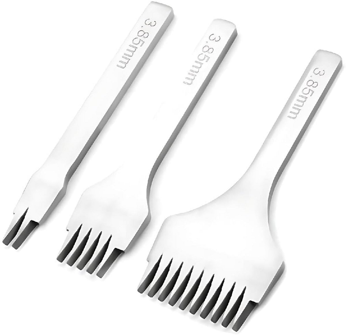 3 Maten 2/5/10 Tanden - Dailygoods- Ponsgereedschapset Staal