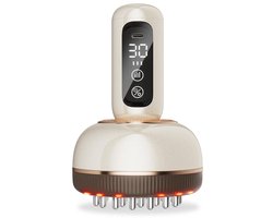 Deze handige massager is voorzien van rood licht, verwarming en vibratie, en kan worden gebruikt op de buik, benen en armen om de huid te verstevigen en lichaam en geest te ontspannen tijdens een massage.