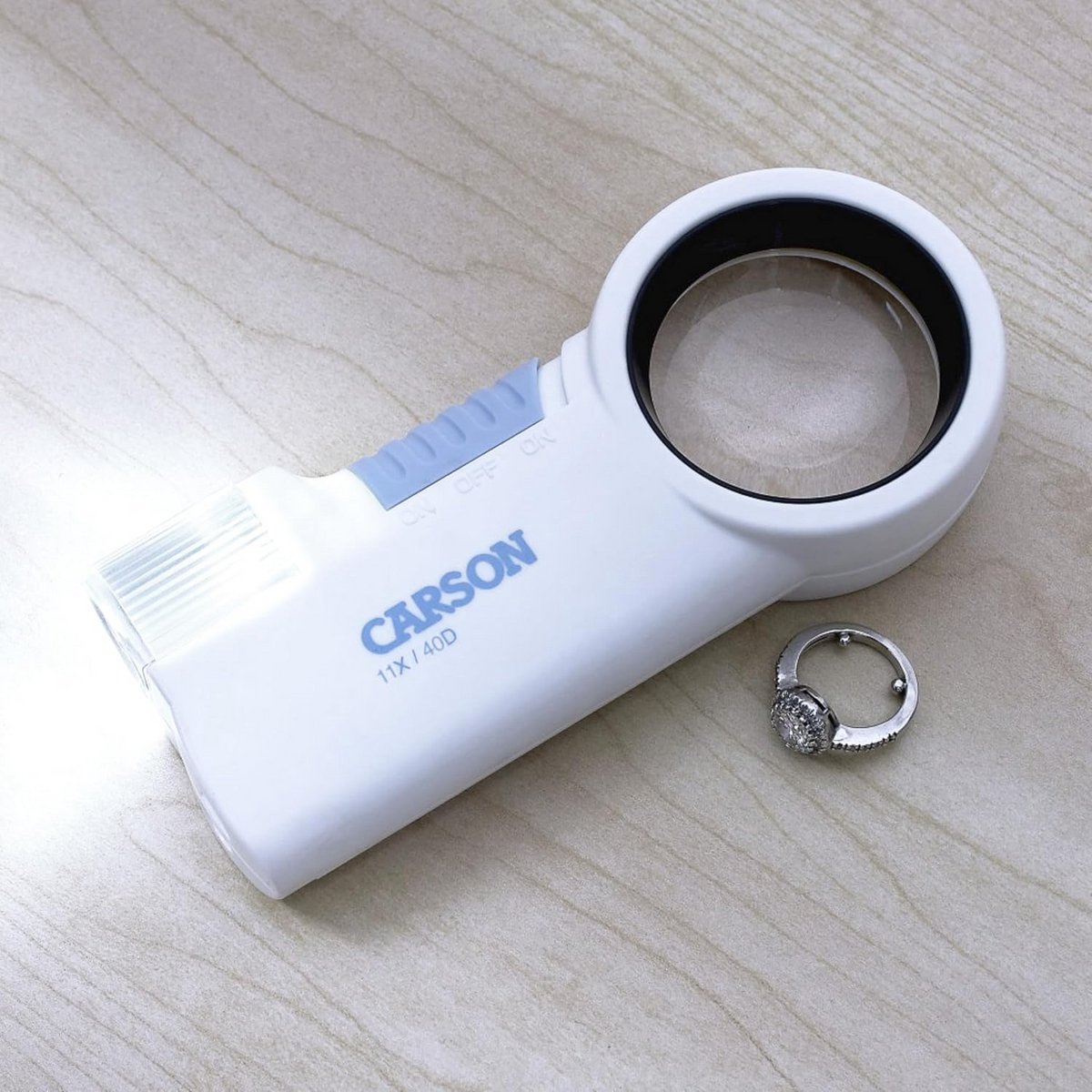 Asferisch Vergrootglas met 11x Vergroting en LED Zaklampfunctie