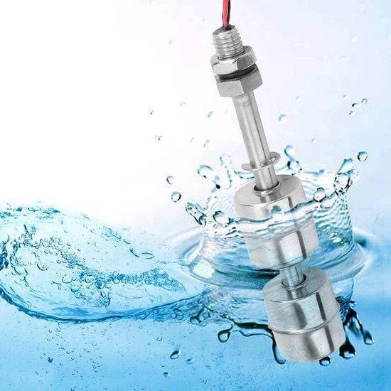 Dubbele bal vlotter vloeistofniveau vlotterschakelaar vloeistofwaterniveausensor voor watertank zwembad (drijvend lichaam 100 mm) — afbeelding 3