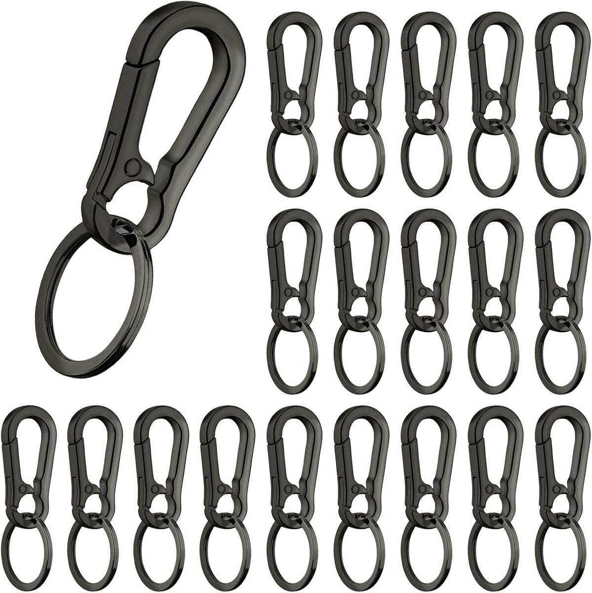 Tijdelijke 1/20 Stuks Sleutelhangers Robuuste Riem Karabijnhaak Clips
