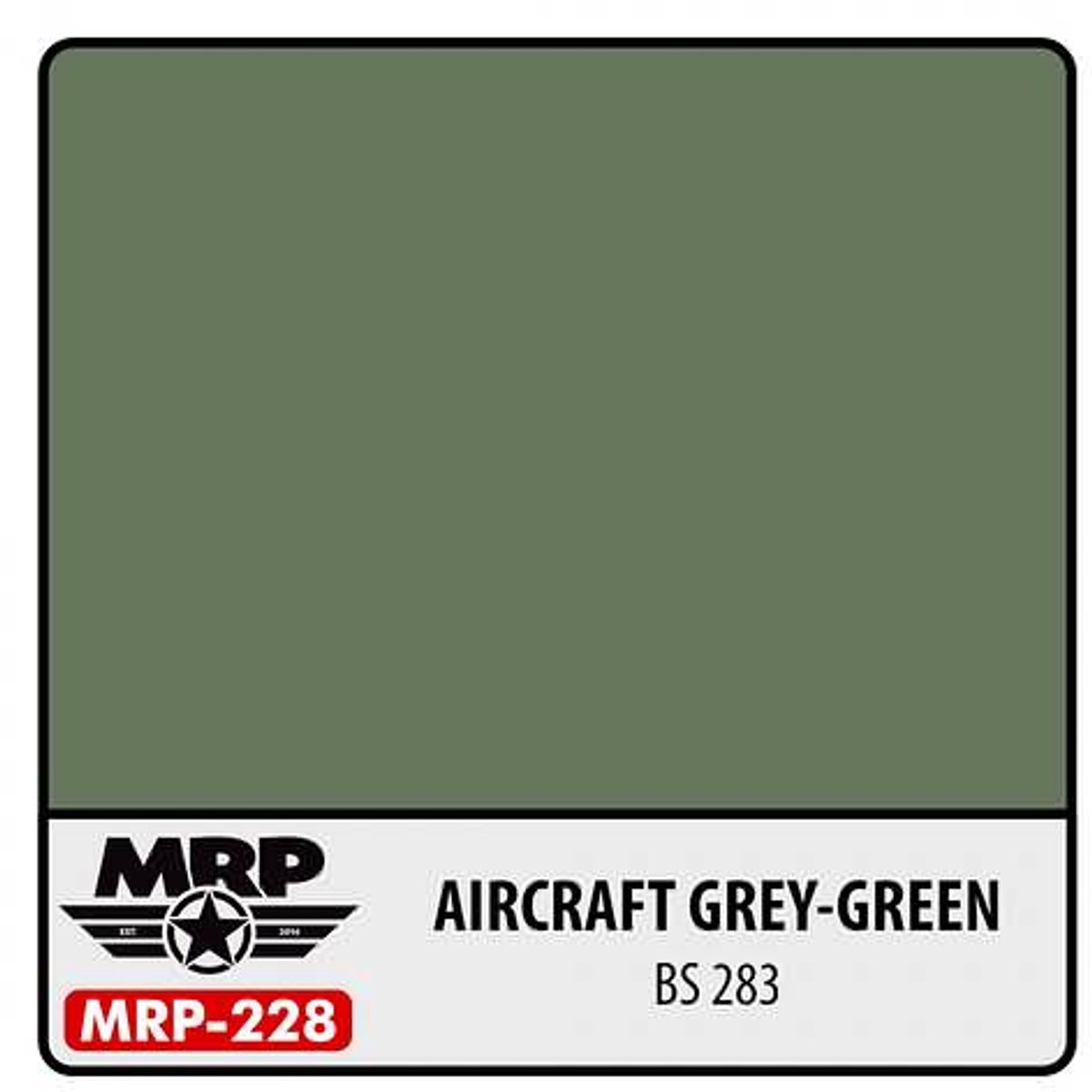 Mr. Paint MRP-228 - Aircraft Grey-Green BS283 – 30 ml verf voor Airbrush & Detailwerk