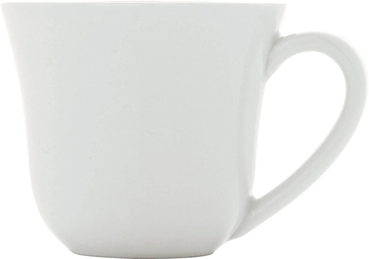 Mokka Kopjes - Espresso Kopjes - Warme Dranken - Vaatwasmachinebestendig - 6 cm Diameter - Wit